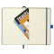 Carnet de notes à reliure couleur écologique de 5,5