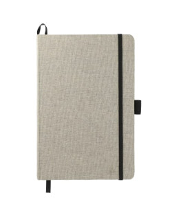 Carnet de notes relié en coton recyclé de 5,5" x 8,5"
