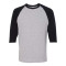 T-shirt à manches trois-quarts raglan Heavy Cotton™