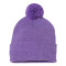 Tuque à pompon et revers 12
