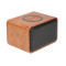 Haut-parleur Bluetooth en bois avec chargeur sans fil