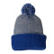 Tuque à pompon et revers 12
