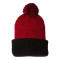 Tuque à pompon et revers 12