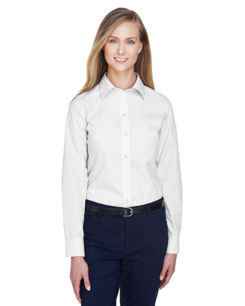 Chemise unie pour femme en popeline Collection CrownMC