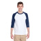T-shirt pour adulte à manches raglan 3/4 Heavy CottonMC 8,8 oz/verge de GildanMD