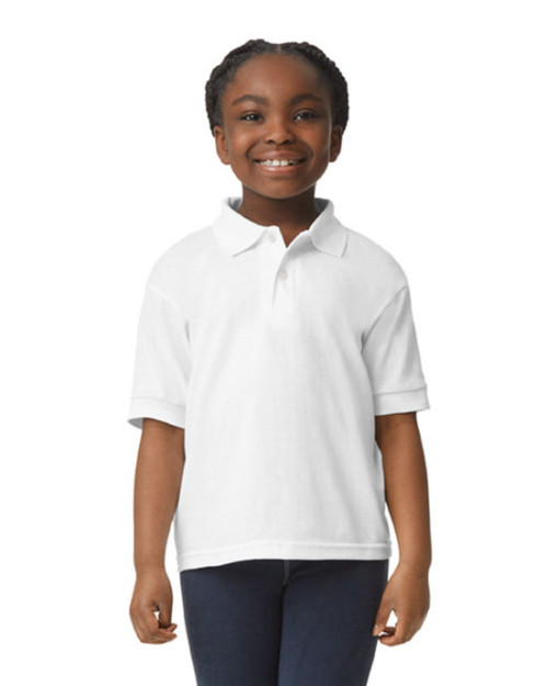 Polo pour adolescent en jersey 50/50 DryBlendMD 9,4 oz/verge de GildanMD