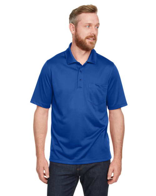 Advantage - Polo pour homme à manches longues avec poche avec protection contre les accrocs Plus