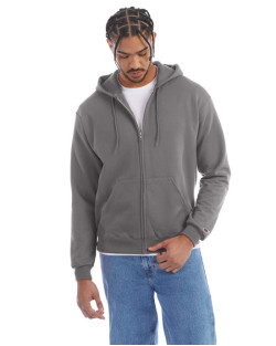 Champion Double Dry EcoMD - 12 oz/verge, Haut à capuchon avec glissière pleine longueur